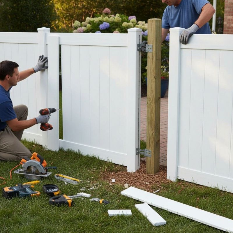 Wood Fence Repair Service