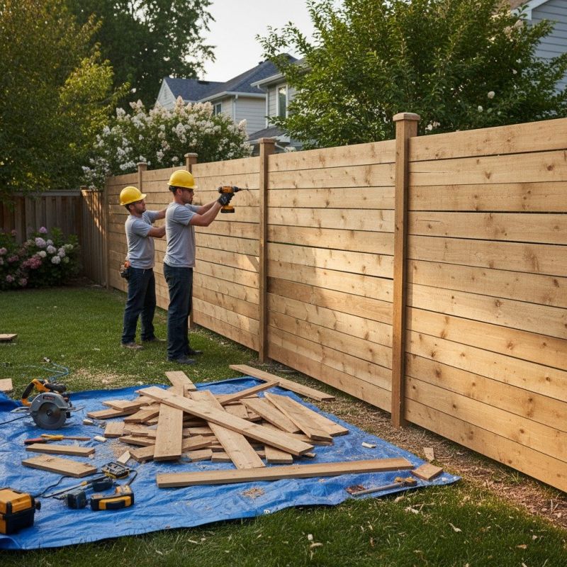 Local Handyman Fence Repair pros at work